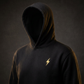 ⚡ZAPP Hoodie black with golden bolt