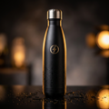 ⚡ZAPP Steel Bottle matte black with golden bolt