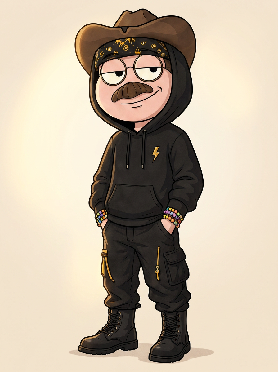 ZAPP mascot wearing the Tower Keeper hoodie